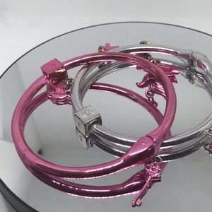 Breast Cancer Ashley Bridget pair of Bracelets